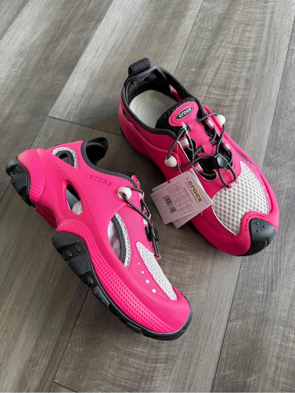 NWT Crocs Trailbreak 2 Pink/Black Trail Shoes Women’s Sz 11 Outdoor Hiking